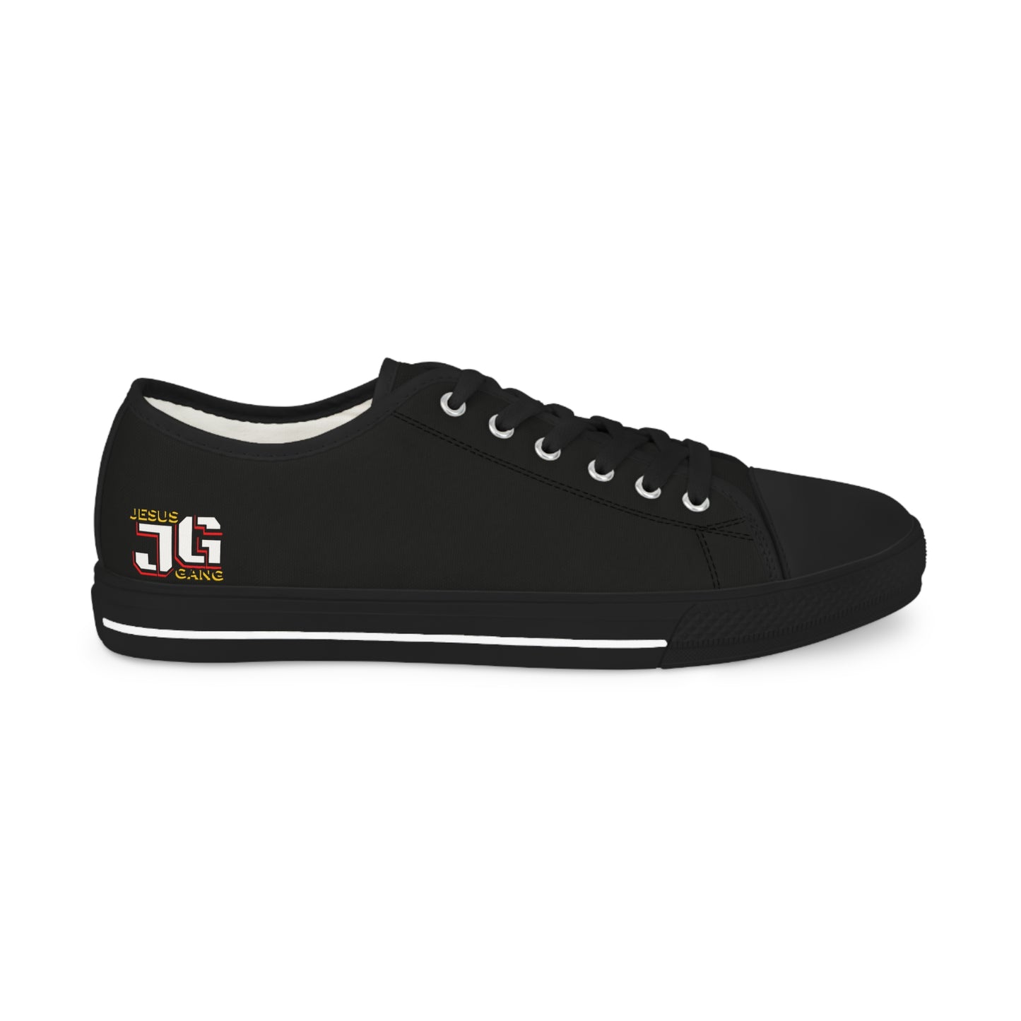 Gang of the Lord. Low Top Jesus Gang, Sneakers BLK