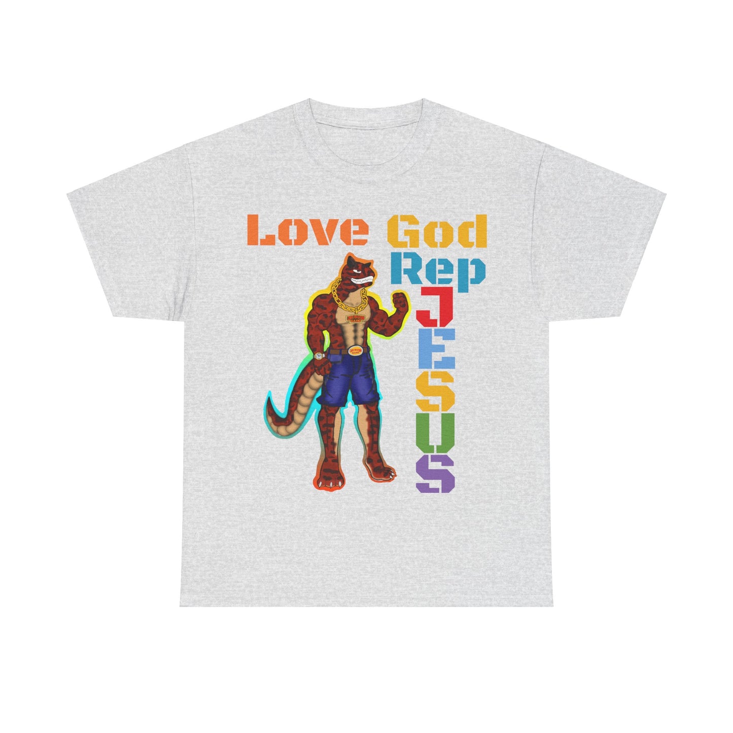 Love God Rep Jesus Top Carno Tee