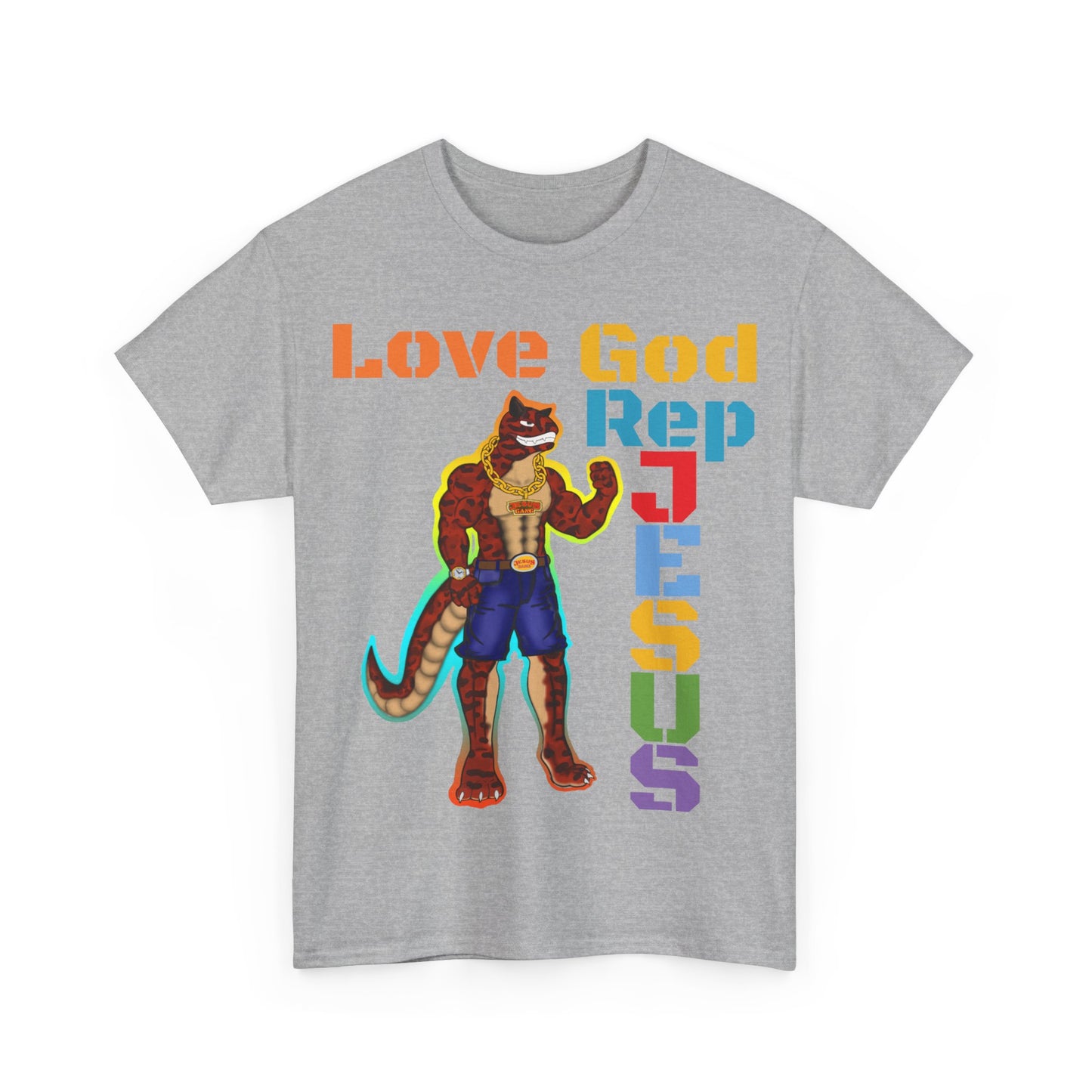 Love God Rep Jesus Top Carno Tee
