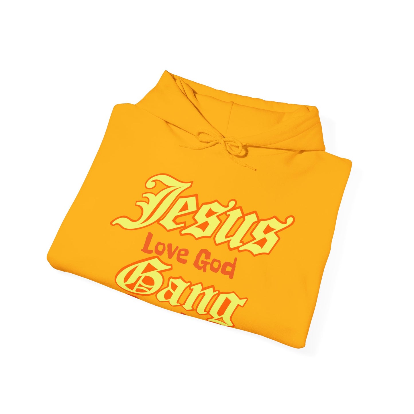 The Lifestyle... Jesus, Love God, Gang, Rep Jesus Hooded Sweatshirt