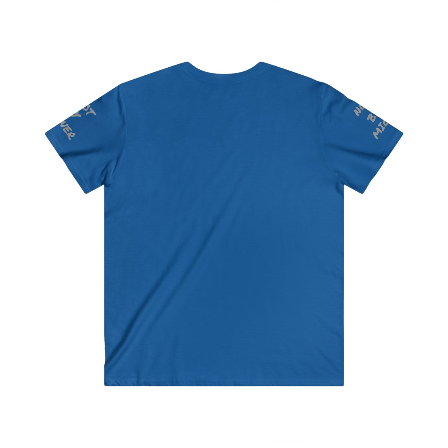 Not by Might nor by Power but by HIS spirit says the Gang of the Lord! ((ICED Blu) fitted v-neck)