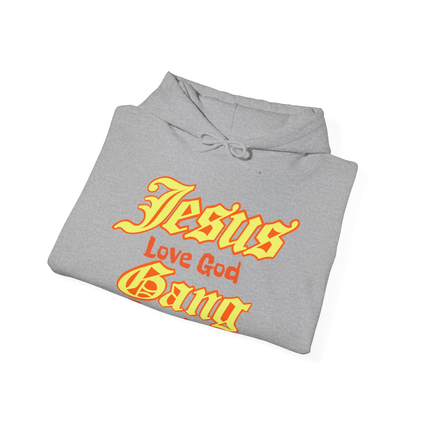 The Lifestyle... Jesus, Love God, Gang, Rep Jesus Hooded Sweatshirt