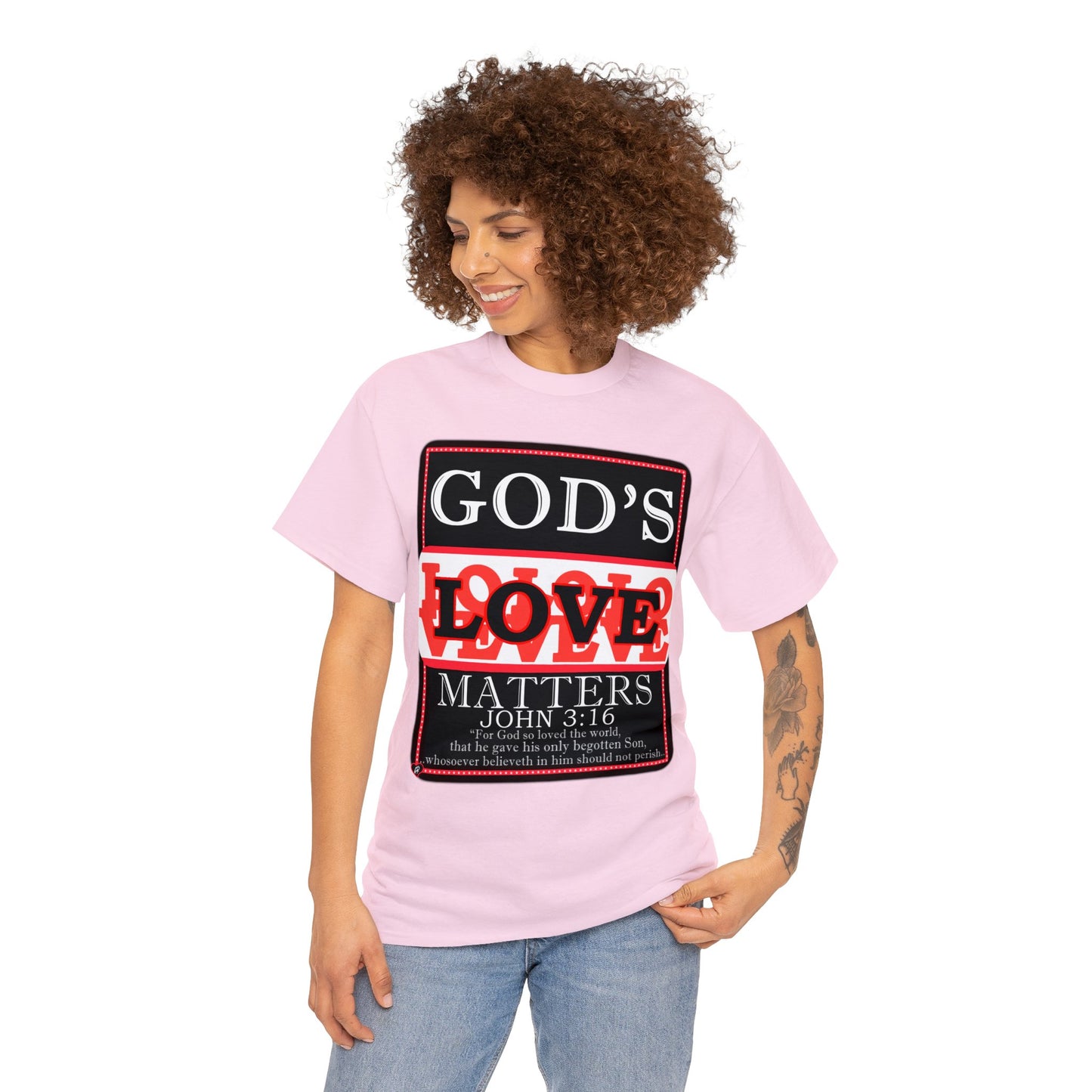 God's Love Matter BroLove RED BigPic