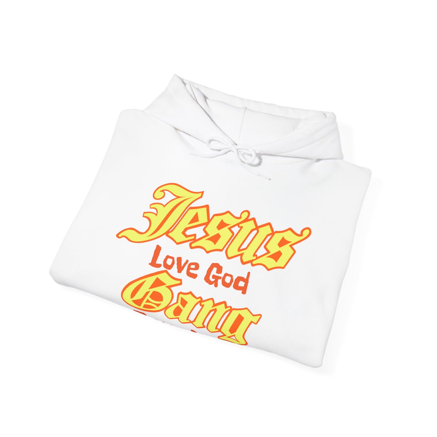 The Lifestyle... Jesus, Love God, Gang, Rep Jesus Hooded Sweatshirt