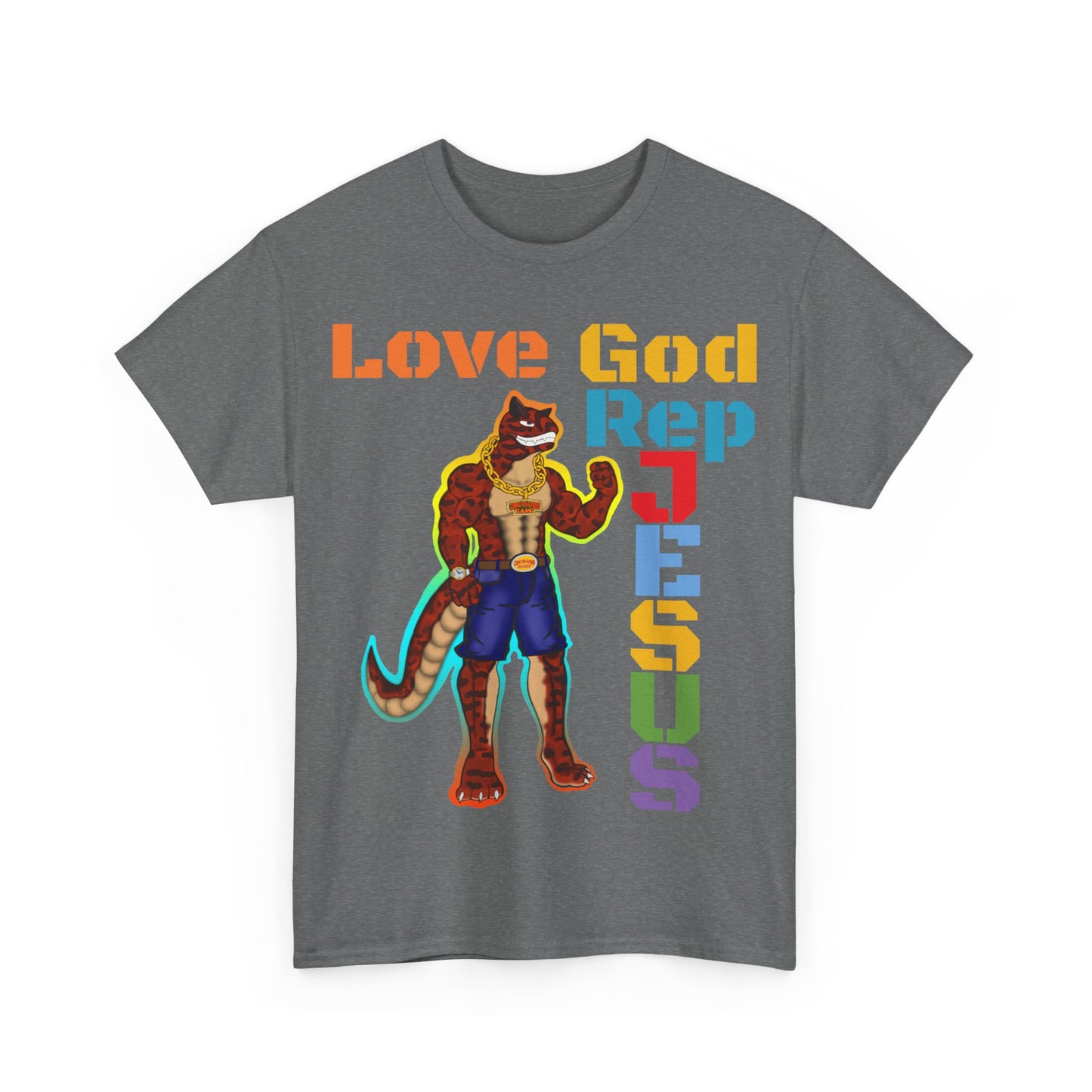 Love God Rep Jesus Top Carno Tee