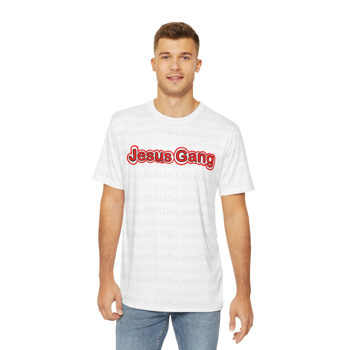 Jesus Gang 10 Men's Polyester Tee