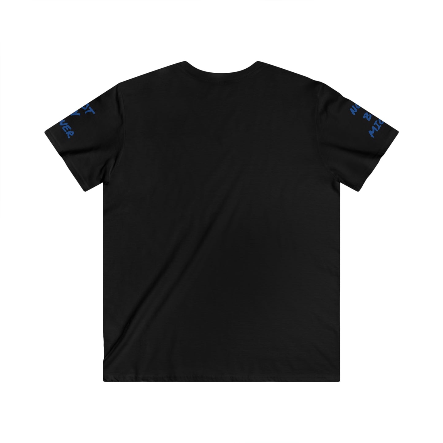 Not by Might nor by Power but by HIS spirit says the Gang of the Lord! ((ICED Blu) fitted v-neck)