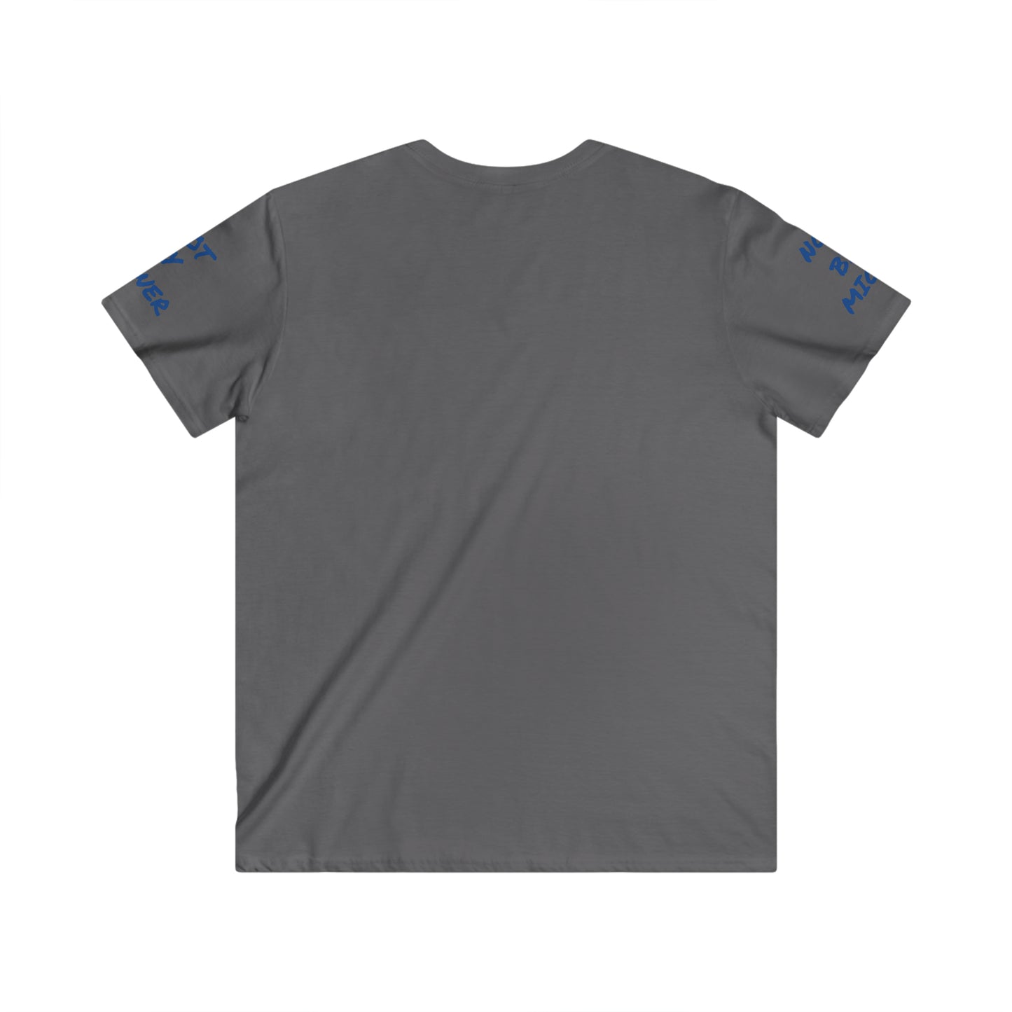 Not by Might nor by Power but by HIS spirit says the Gang of the Lord! ((ICED Blu) fitted v-neck)