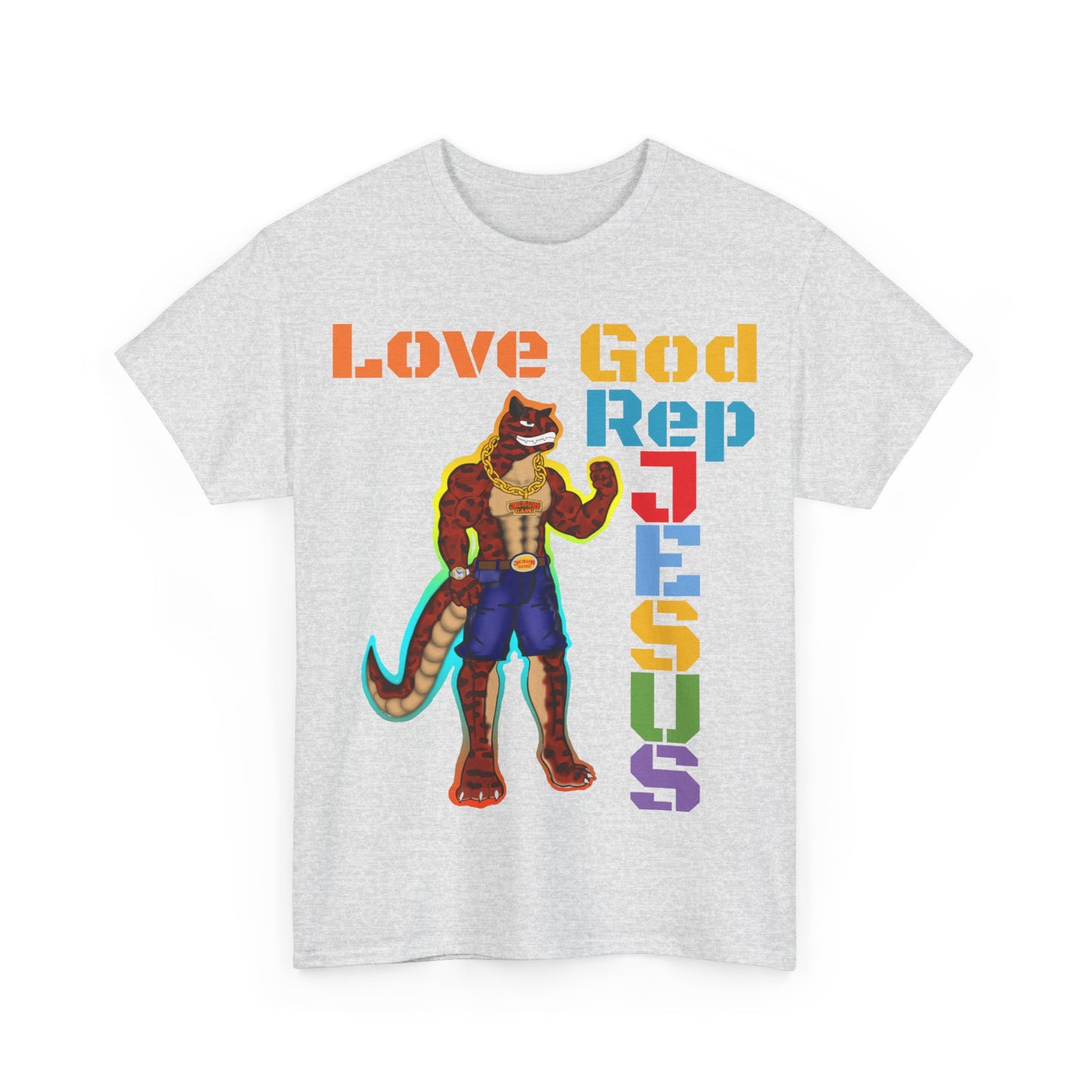 Love God Rep Jesus Top Carno Tee