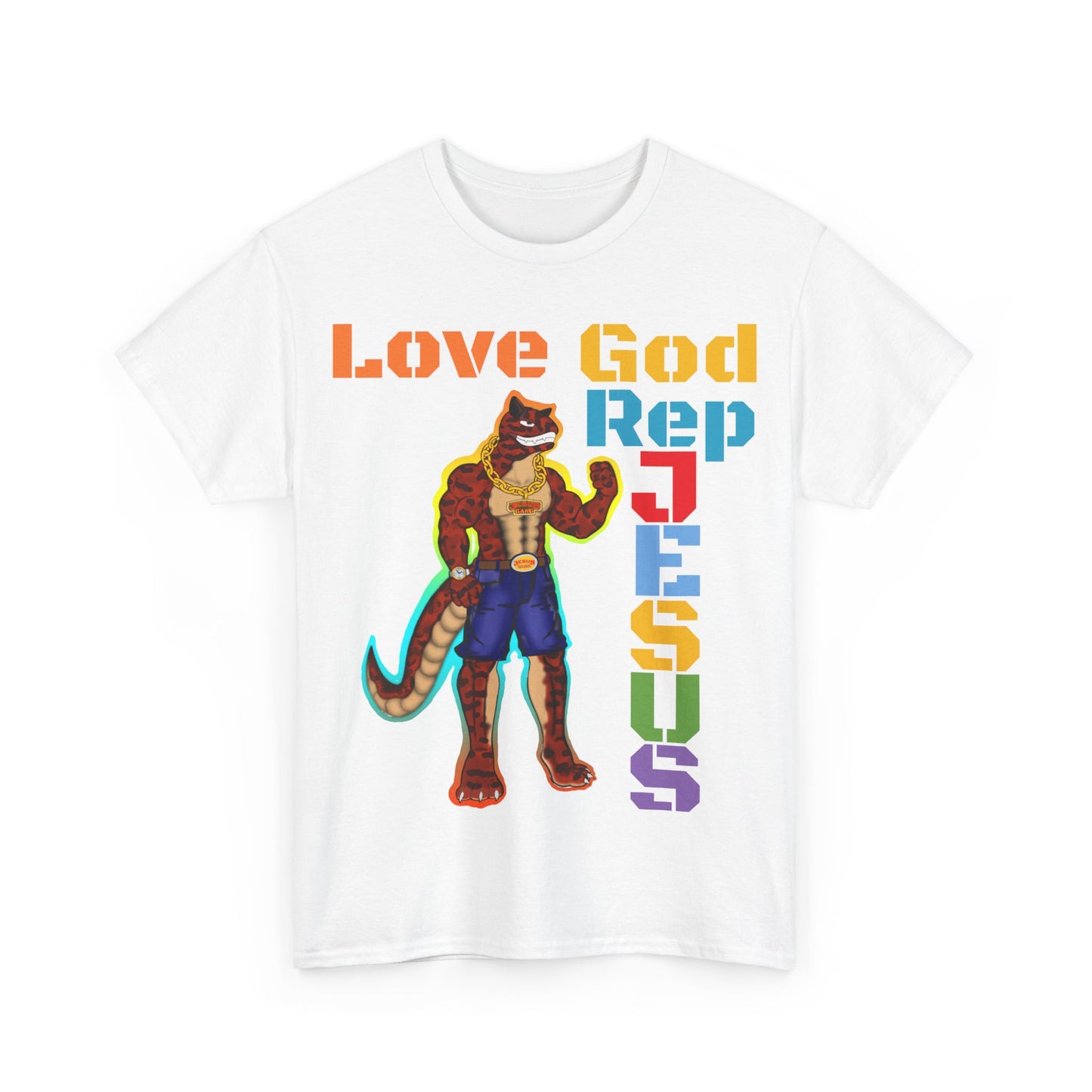 Love God Rep Jesus Top Carno Tee