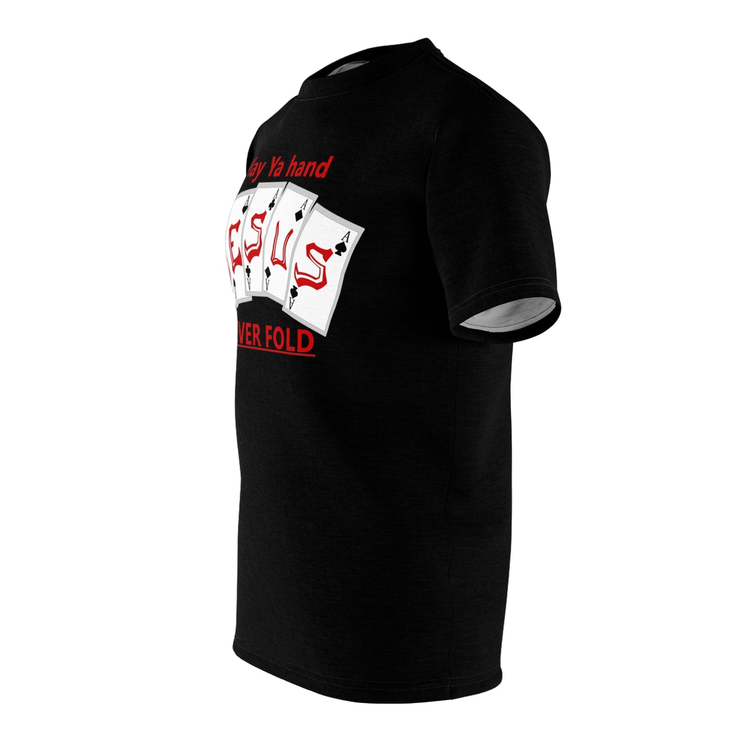 Jesus Hand (NEVER FOLD) BLK/RED By The M.O.G *Premium print*