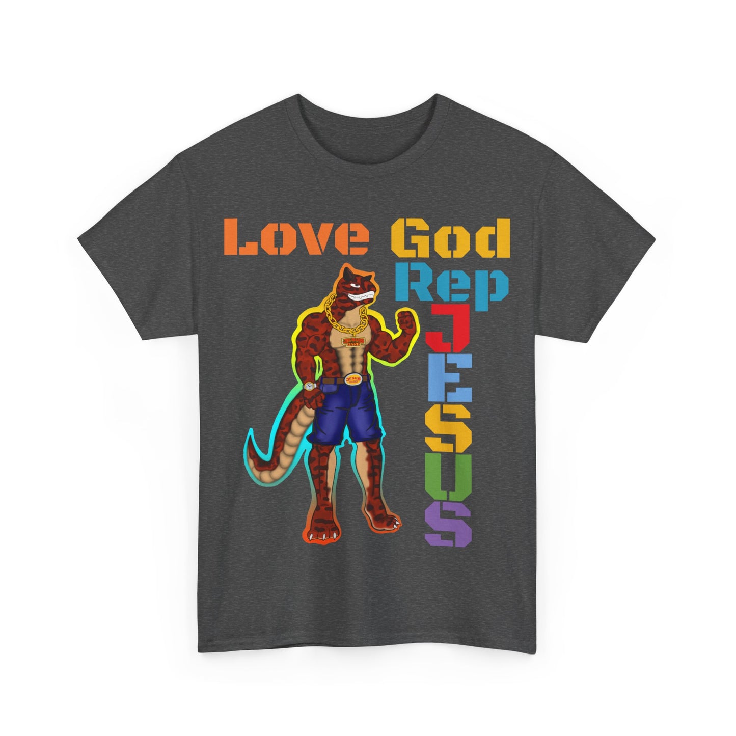Love God Rep Jesus Top Carno Tee