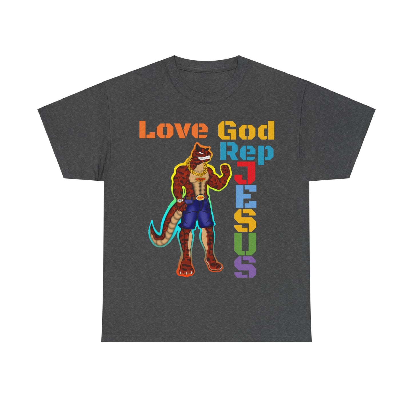 Love God Rep Jesus Top Carno Tee