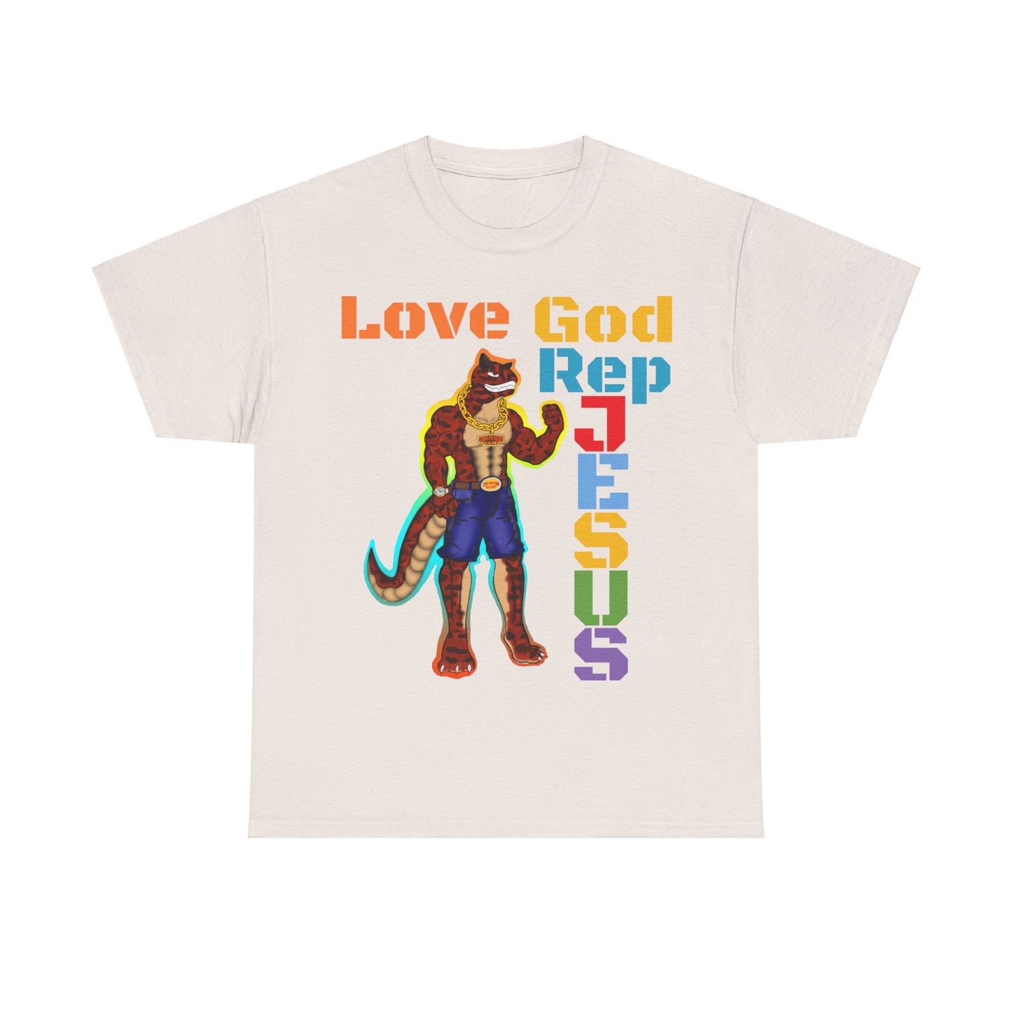 Love God Rep Jesus Top Carno Tee
