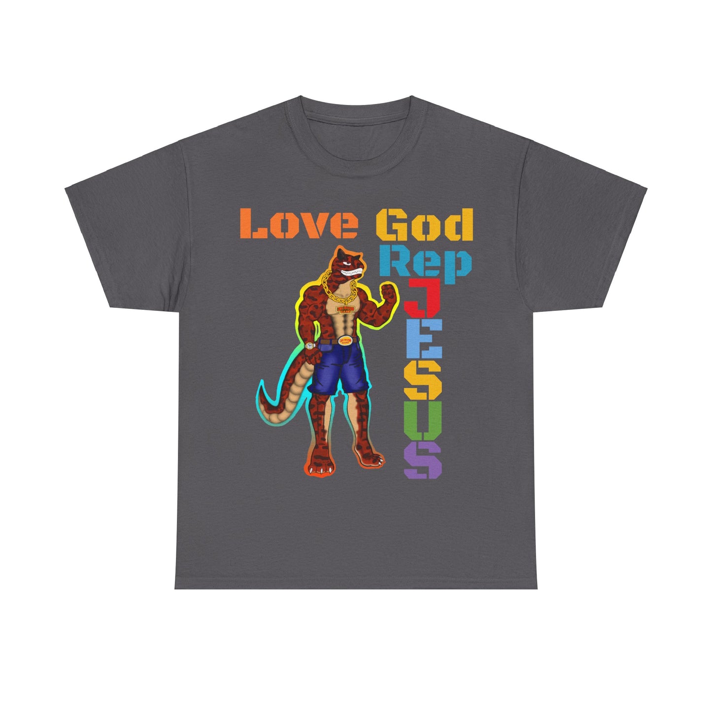 Love God Rep Jesus Top Carno Tee
