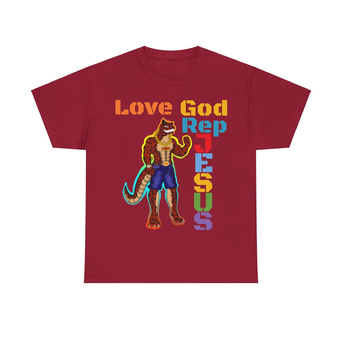 Love God Rep Jesus Top Carno Tee