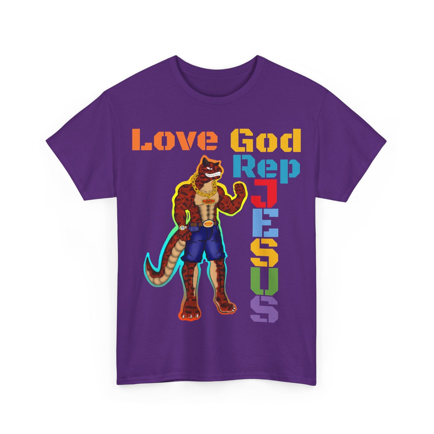 Love God Rep Jesus Top Carno Tee