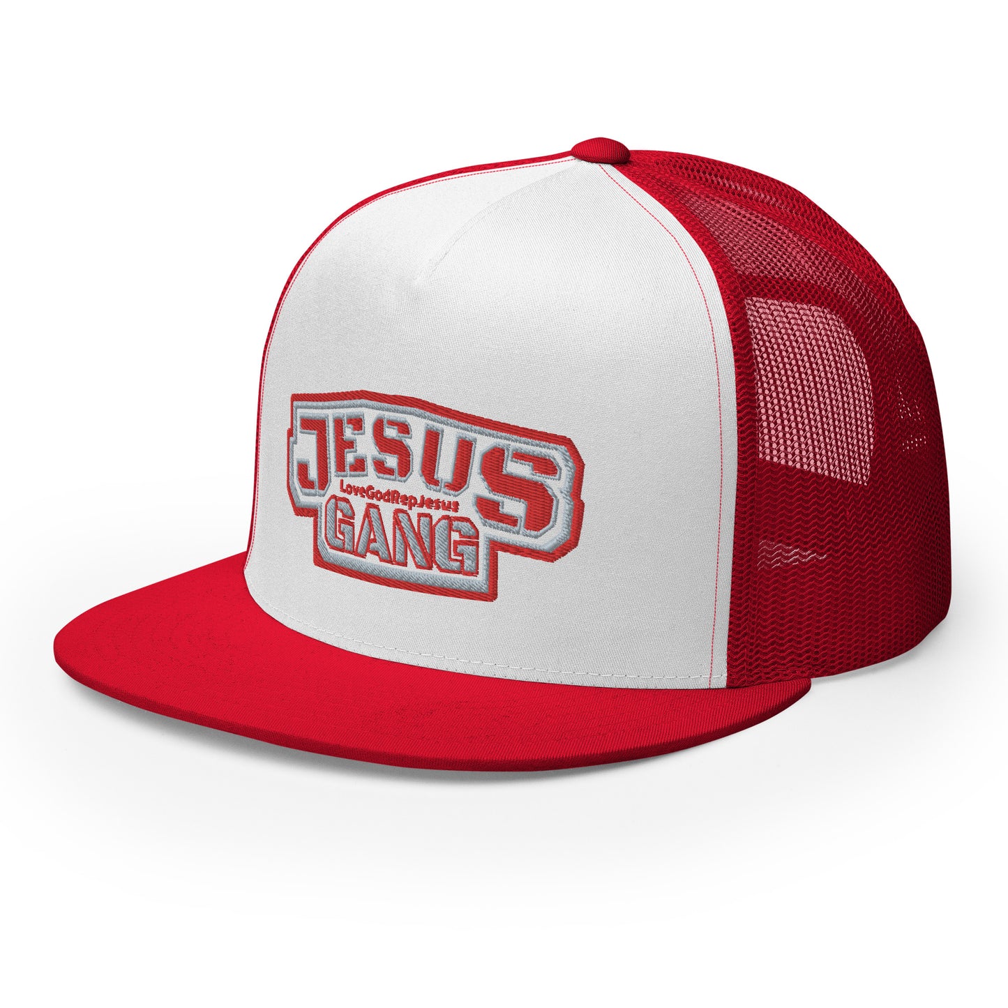 Jesus Gang AoG Red/wht T-Hat