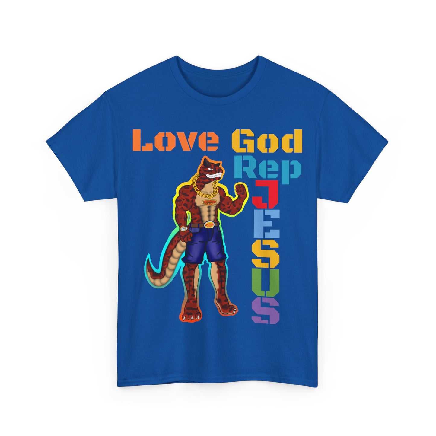 Love God Rep Jesus Top Carno Tee