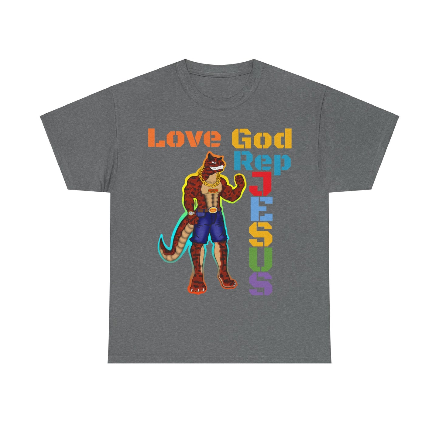 Love God Rep Jesus Top Carno Tee
