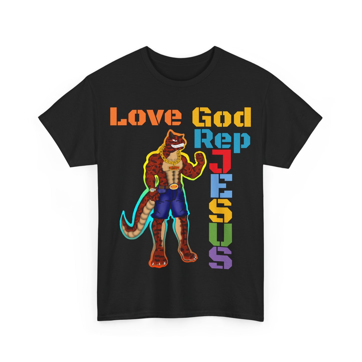 Love God Rep Jesus Top Carno Tee
