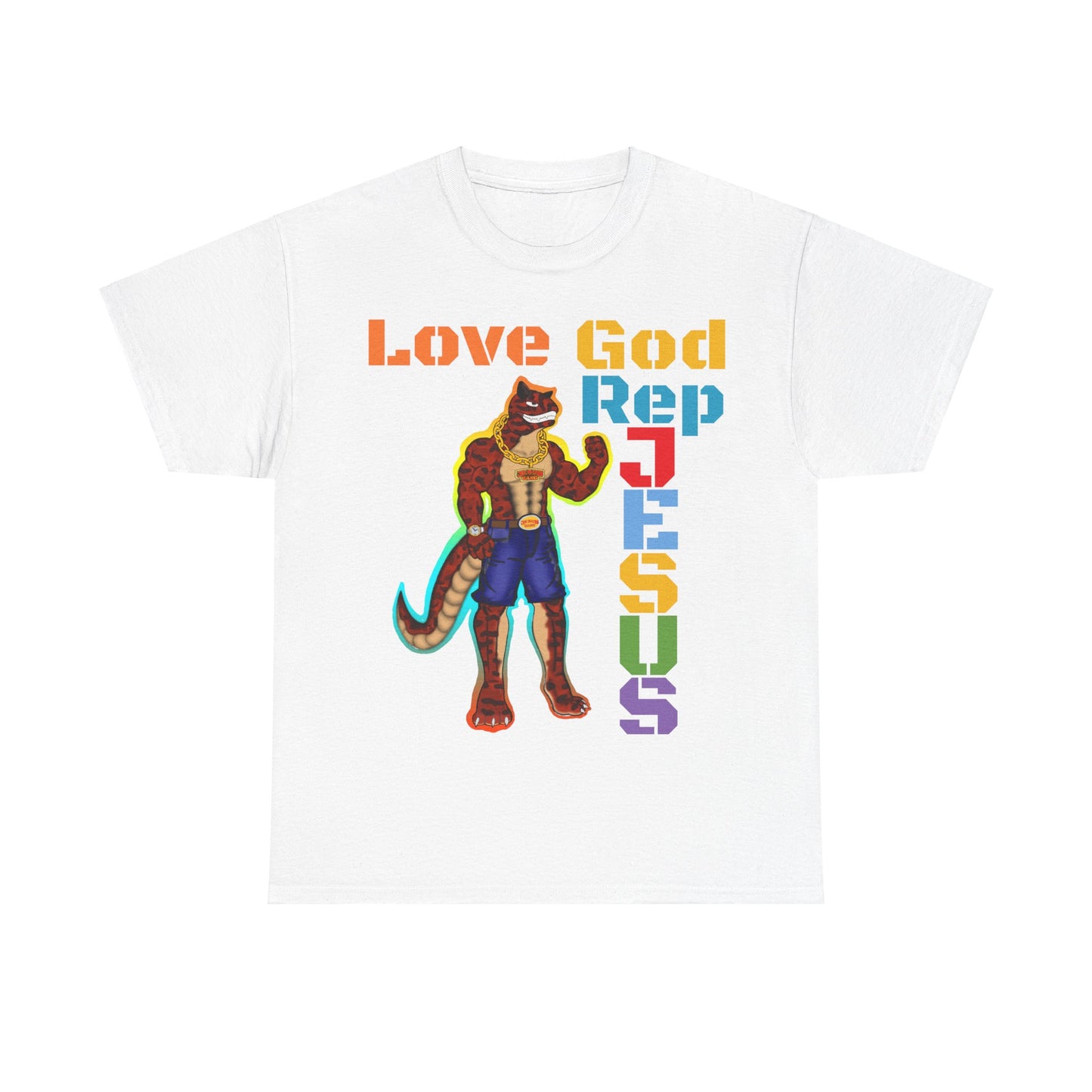 Love God Rep Jesus Top Carno Tee
