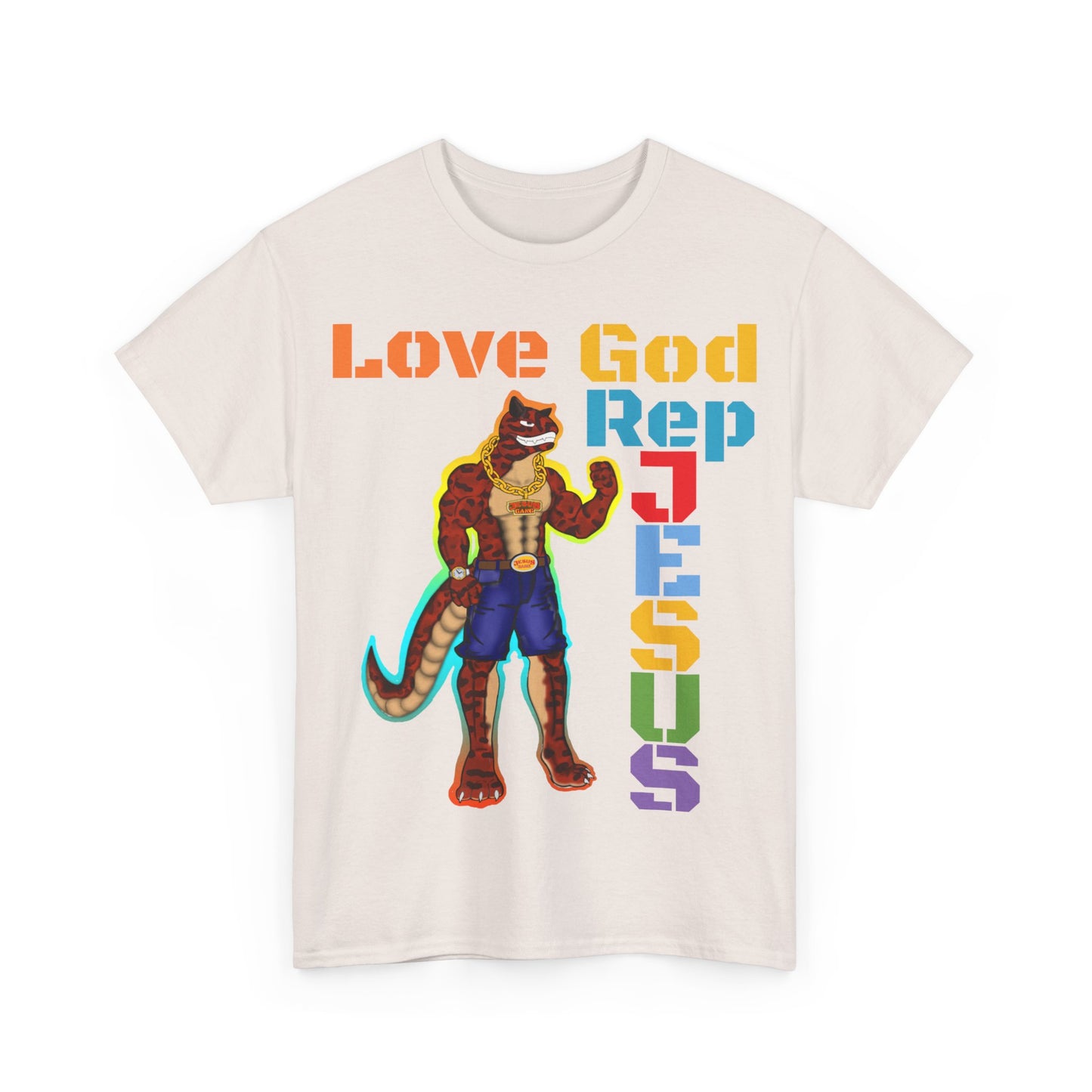 Love God Rep Jesus Top Carno Tee