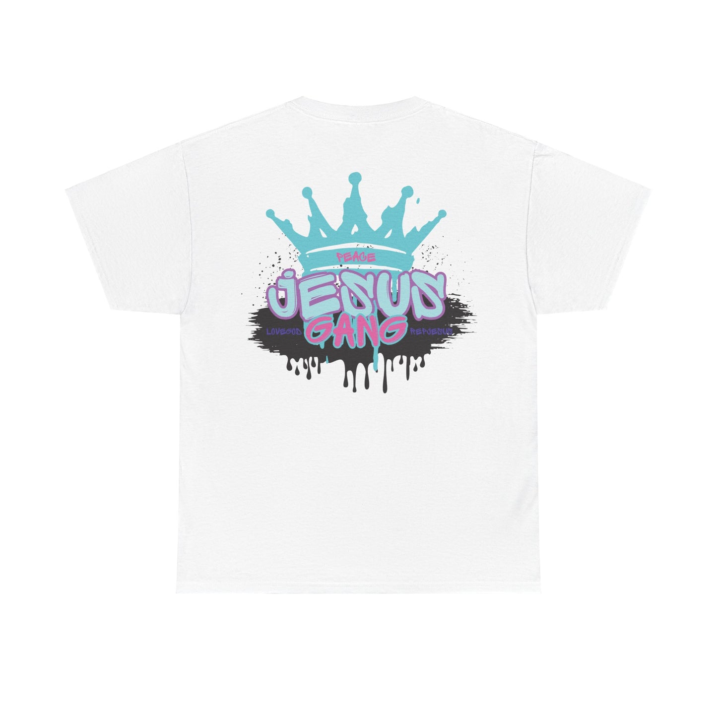 Jesus Gang Fruit of the Spirit, PEACE Crown (PINK MAG TEAL)