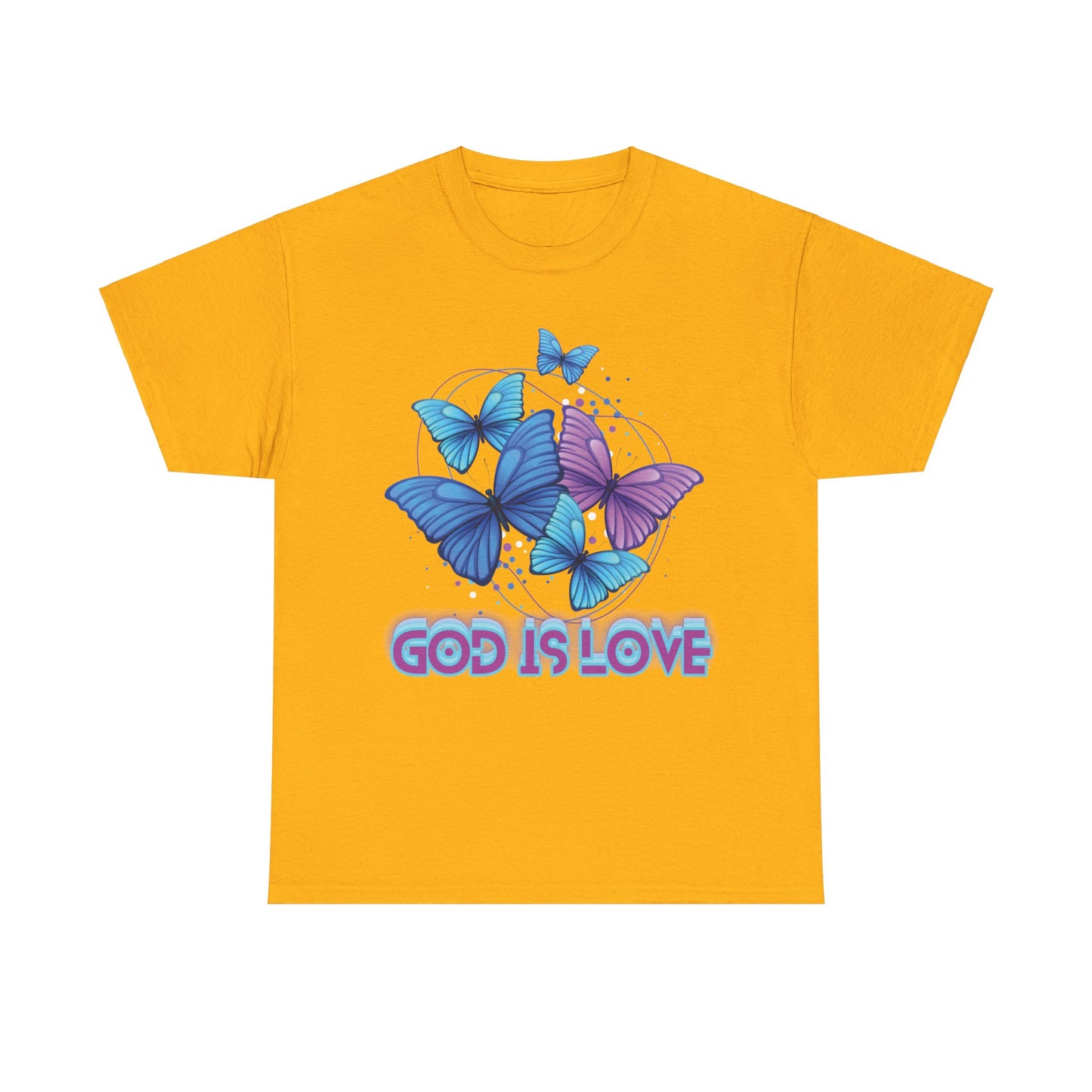 God is Love, BUTTERFLIES T shirt