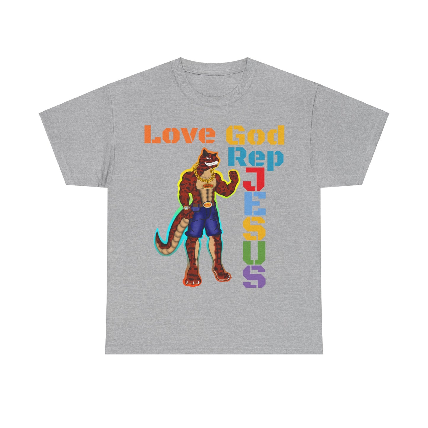 Love God Rep Jesus Top Carno Tee