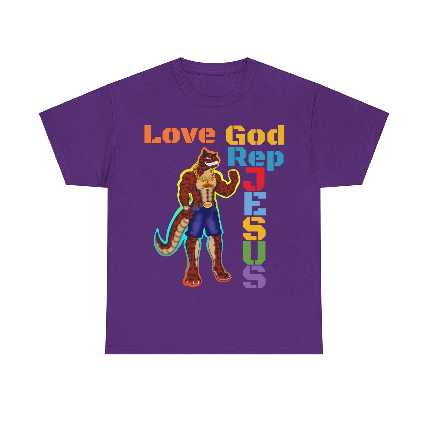 Love God Rep Jesus Top Carno Tee