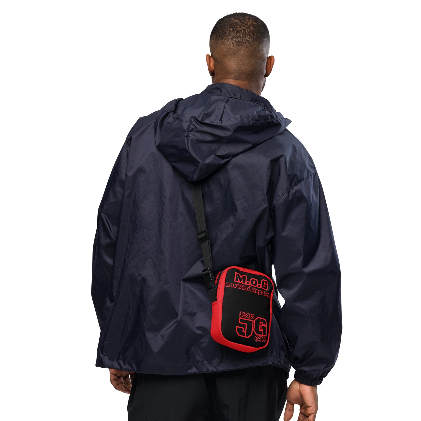 Jesus Gang (Black-N-Cherry) Man of God crossbody bag