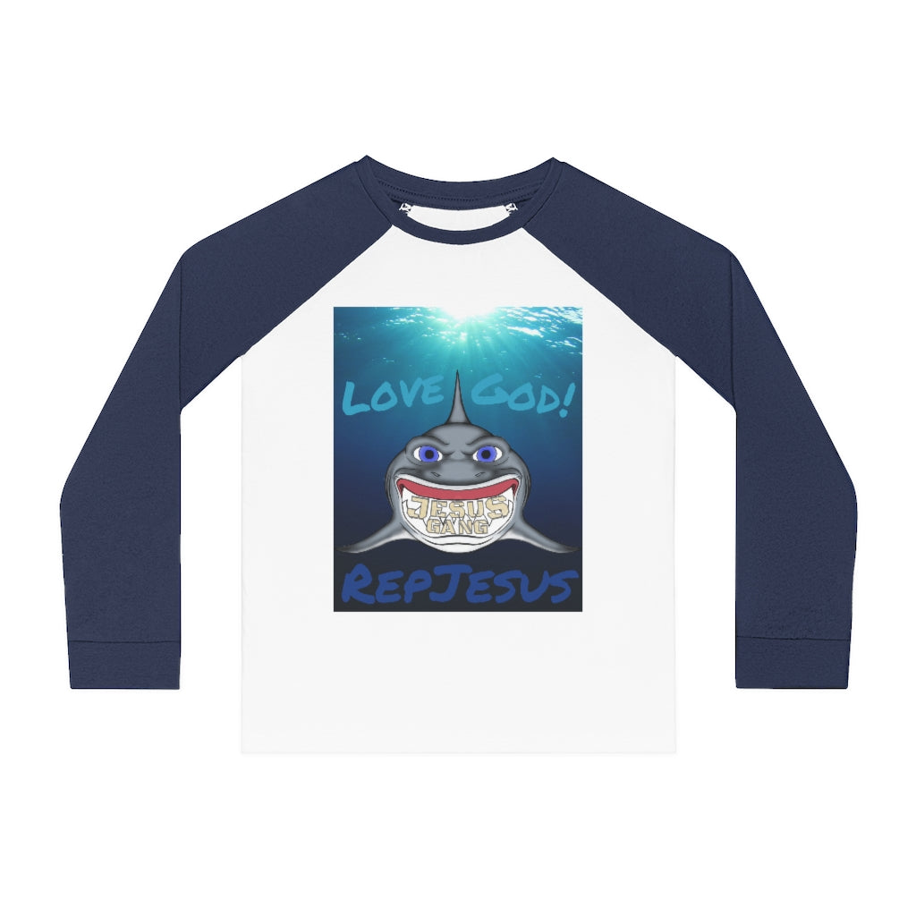 LoveGodRepresentJesus*Shark*Gang Kids' Pajama Set