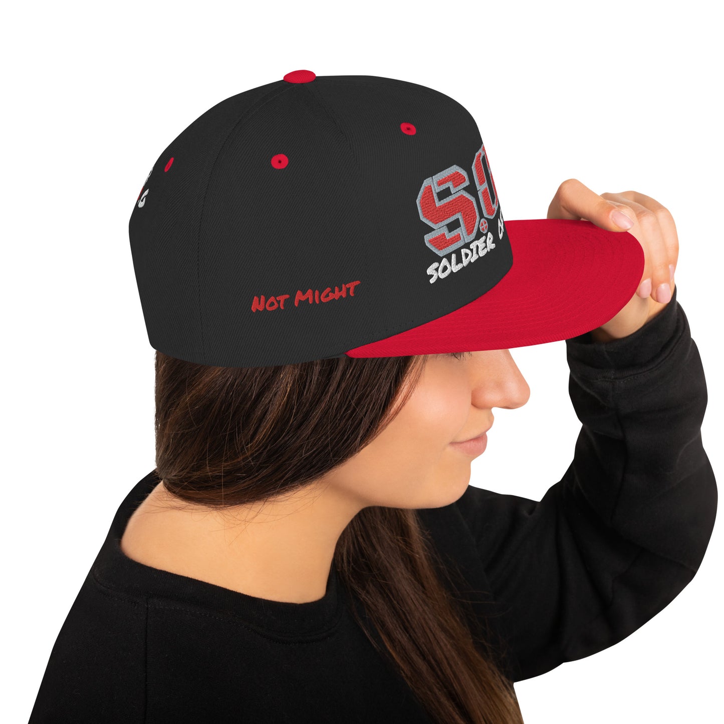 Soldier Of God W.o.G BLK/RED Snapback