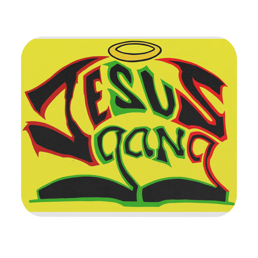 A multitude of people following Jesus.... Its the gang.... JESUS GANG! By: The M.O.G Mouse Pad (Rectangle)