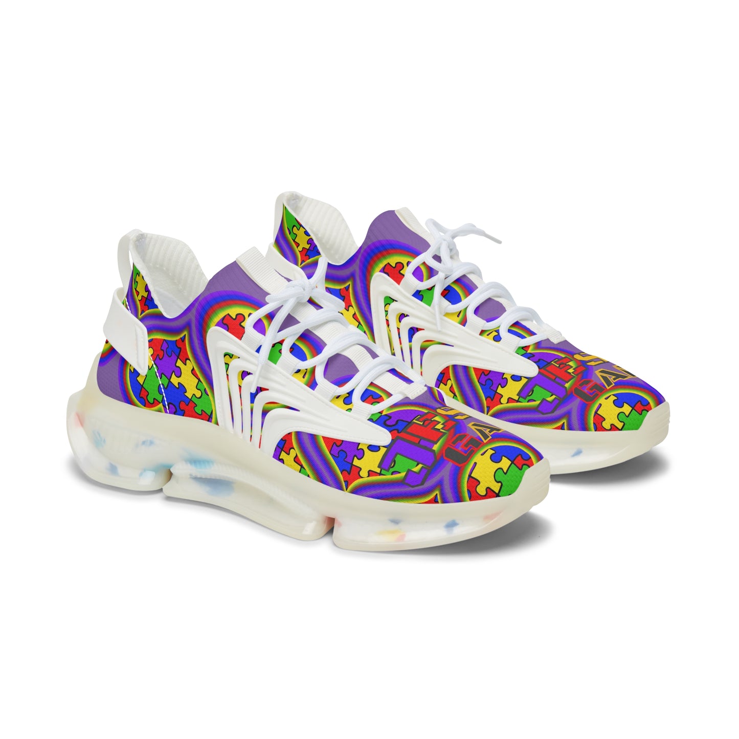 Fearfully and wonderfully made, Women of God Mesh Sneakers.