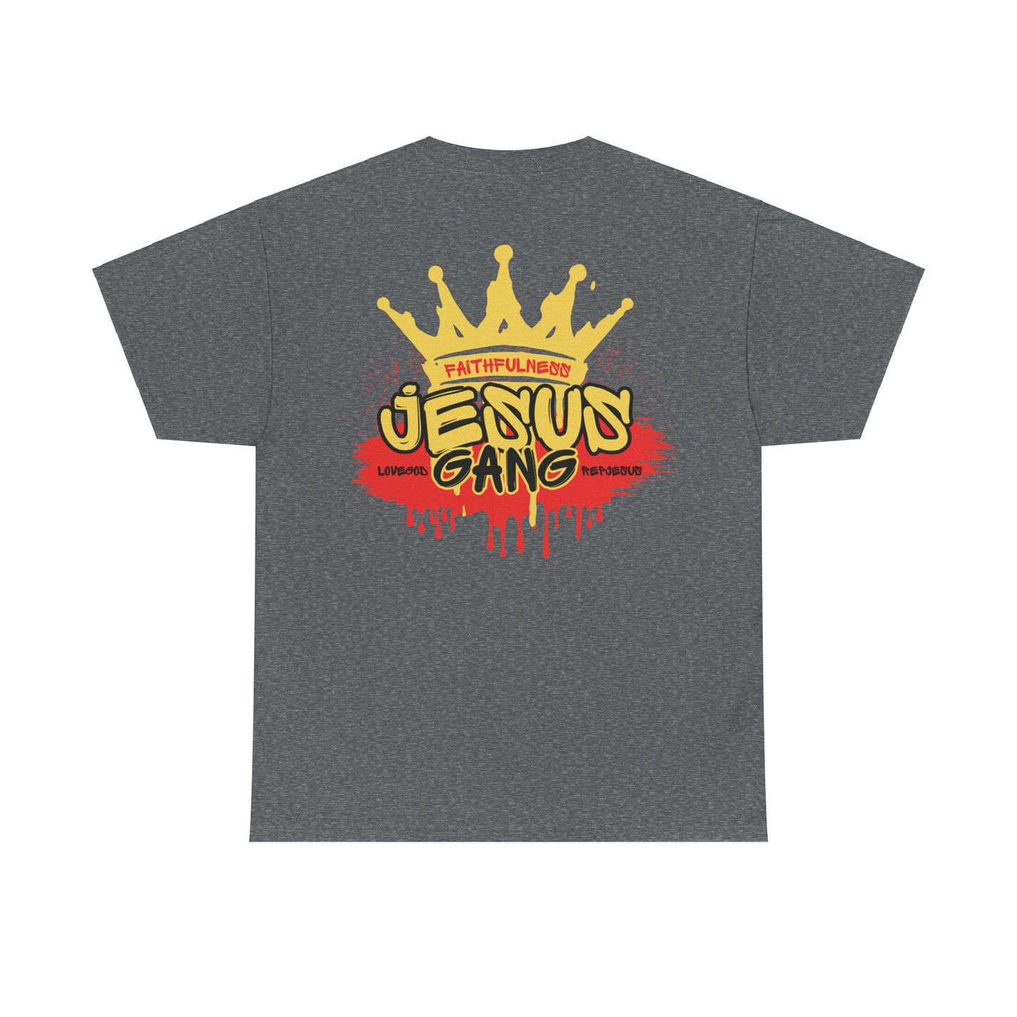 Jesus Gang Fruit of the Spirit, FAITHFULNESS Crown (RED GLD BLK)