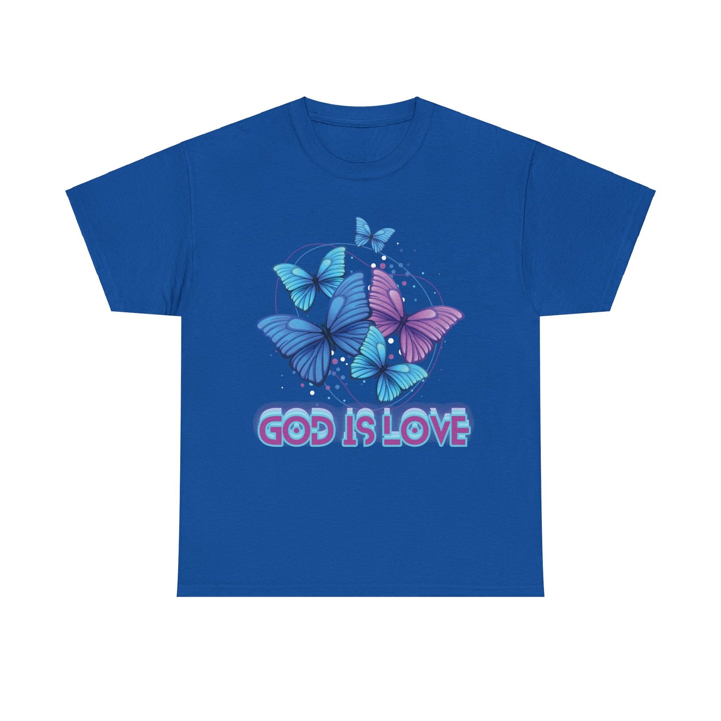 God is Love, BUTTERFLIES T shirt