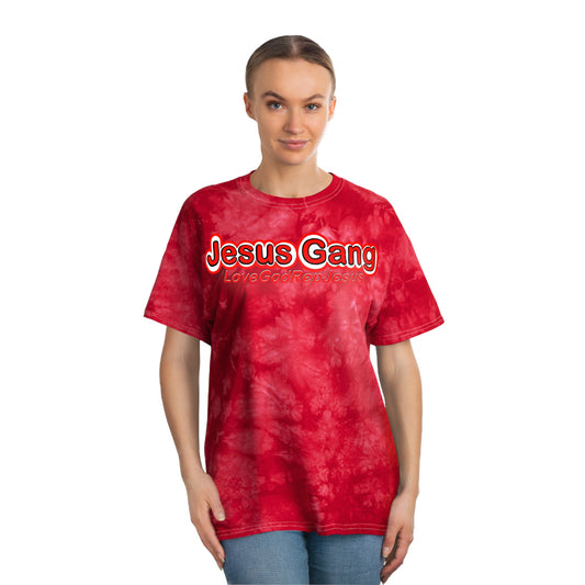 Jesus Gang 10 Tie-Dye Tee, Crystal. By The M.O.G