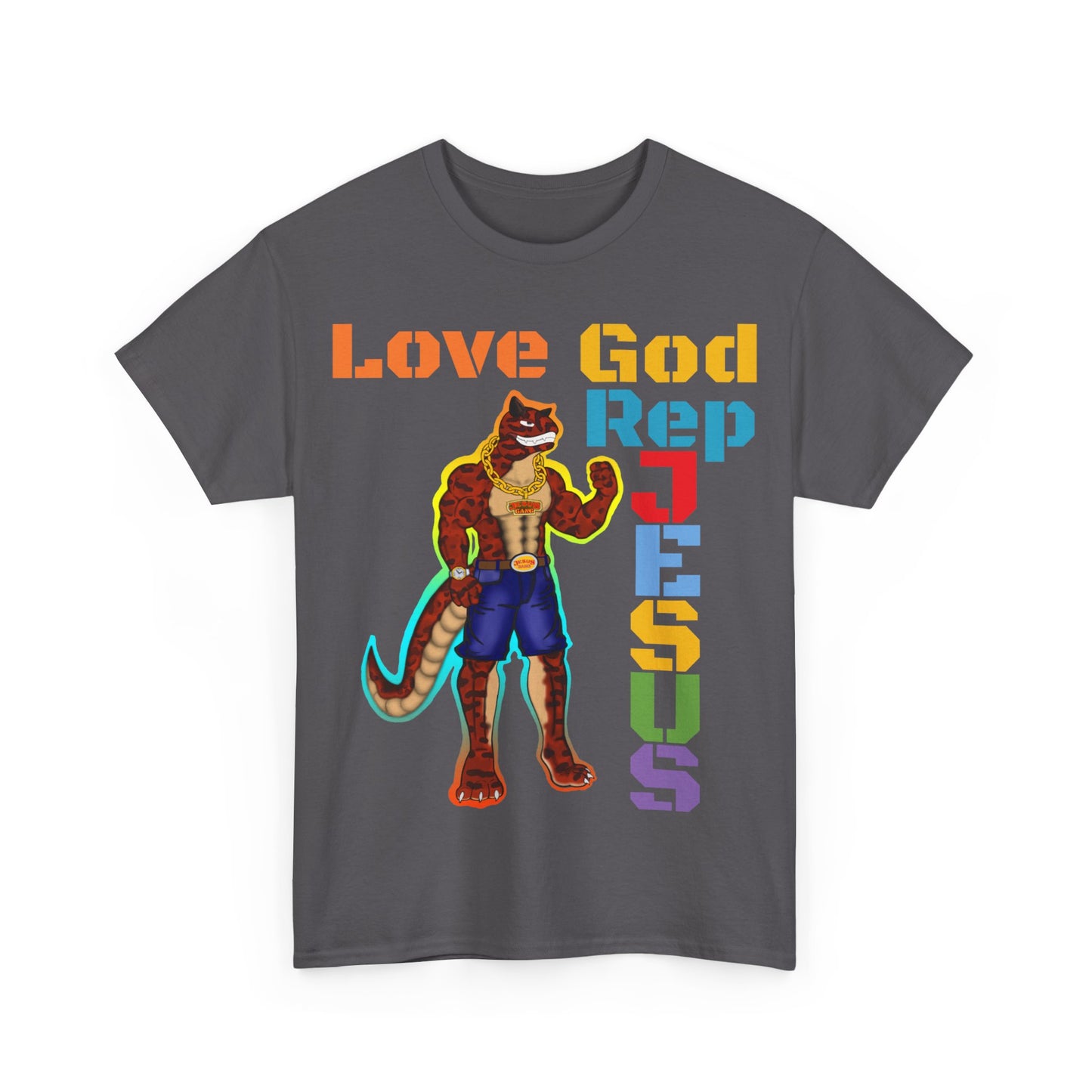 Love God Rep Jesus Top Carno Tee