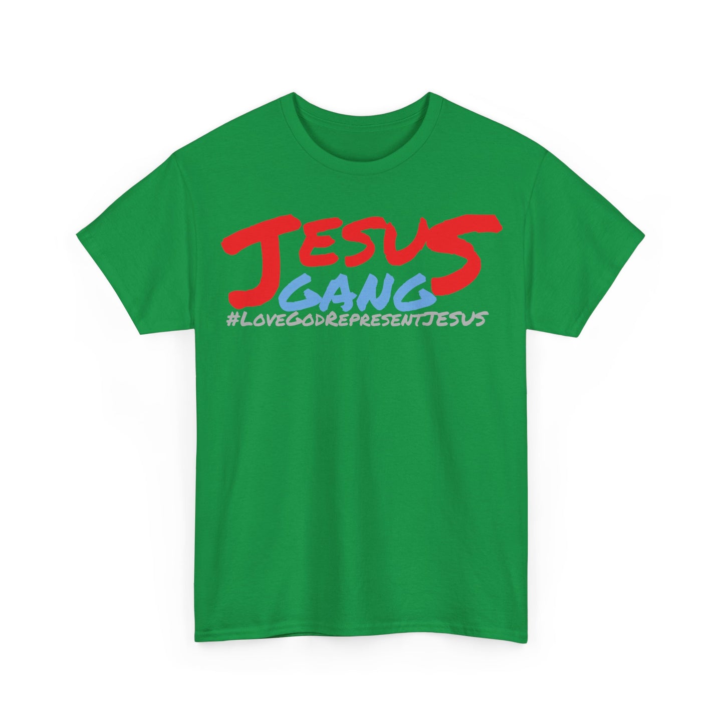 (((REP SHIRT))) The M.o.G LoveGod RepJesus. JESUS GANG MULTI COLOR Heavy Cotton Tee
