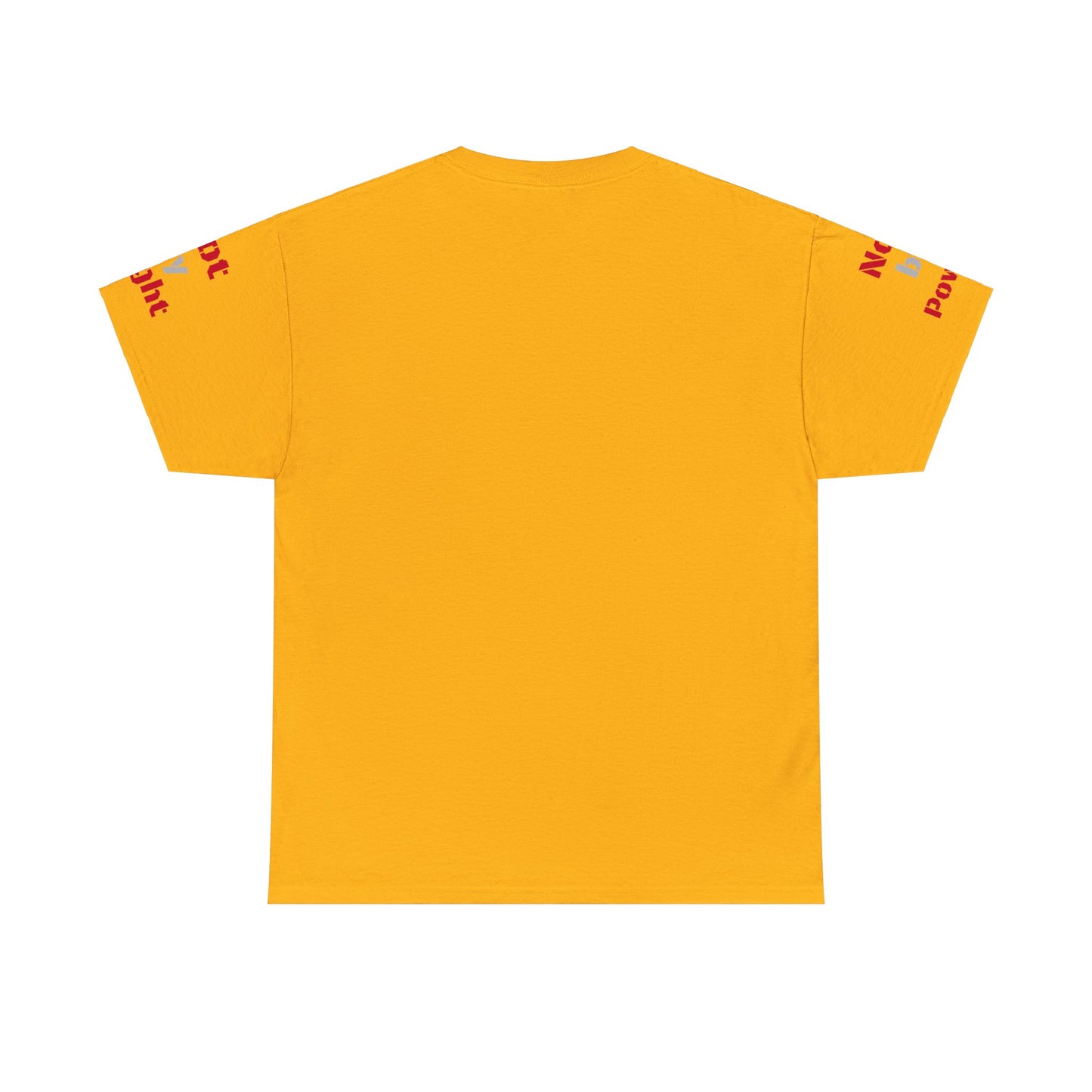 Red and Gold) By Gods spirit says the Gang of the Lord. Jesus Gang Unisex Heavy Cotton Tee