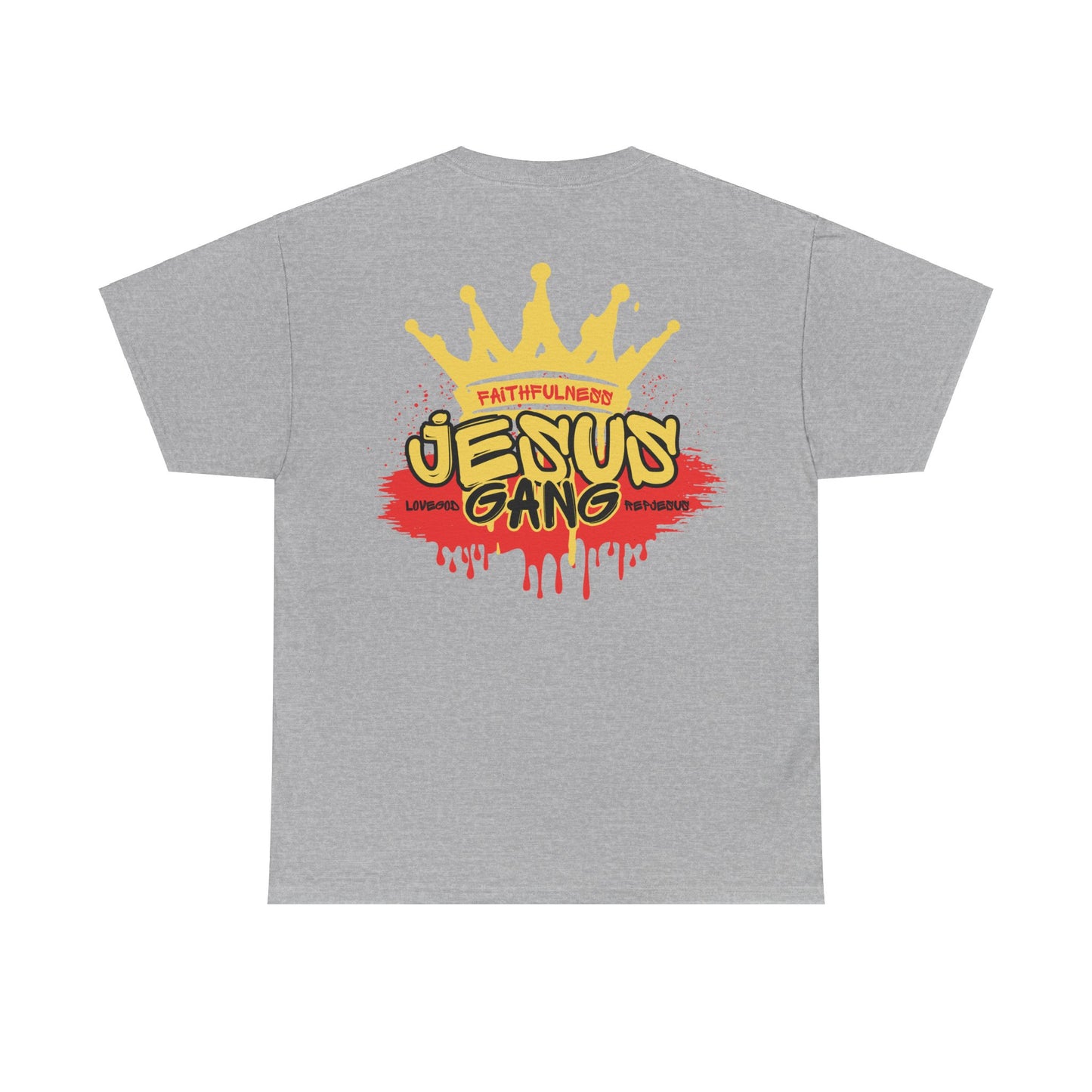Jesus Gang Fruit of the Spirit, FAITHFULNESS Crown (RED GLD BLK)