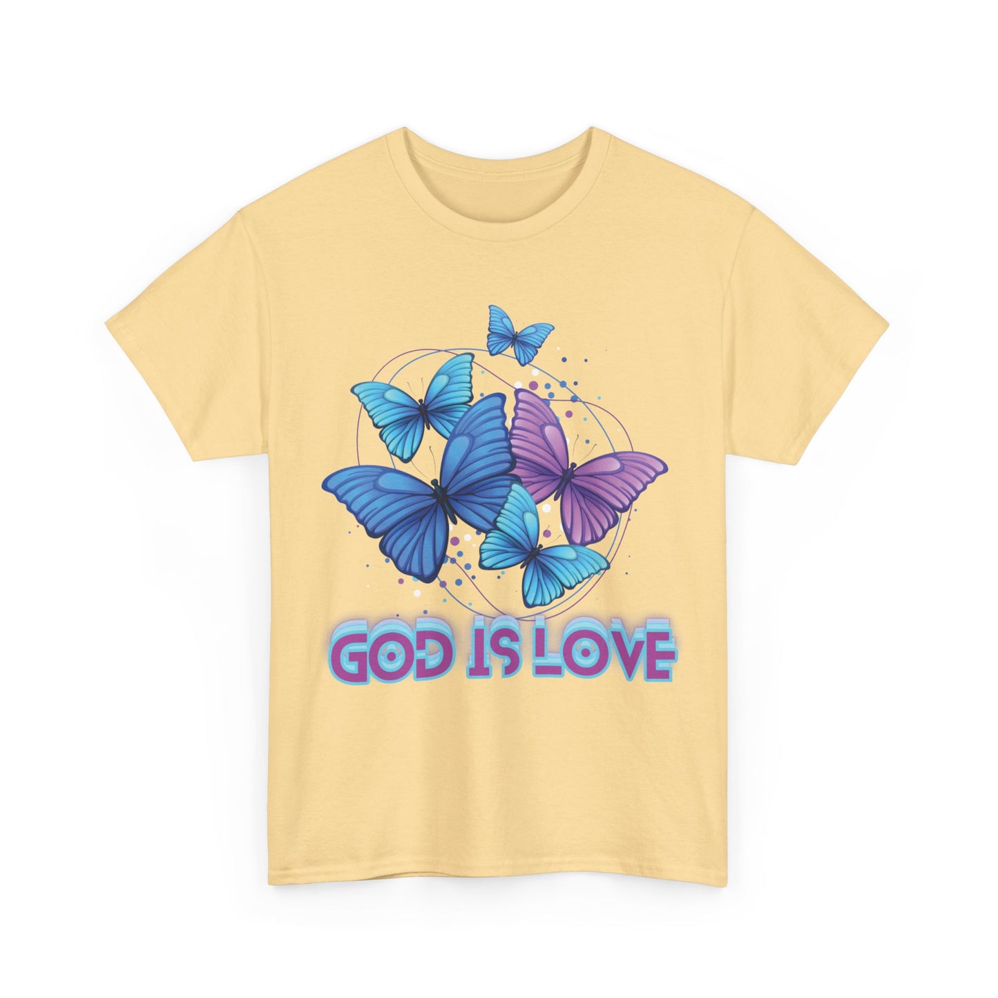 God is Love, BUTTERFLIES T shirt