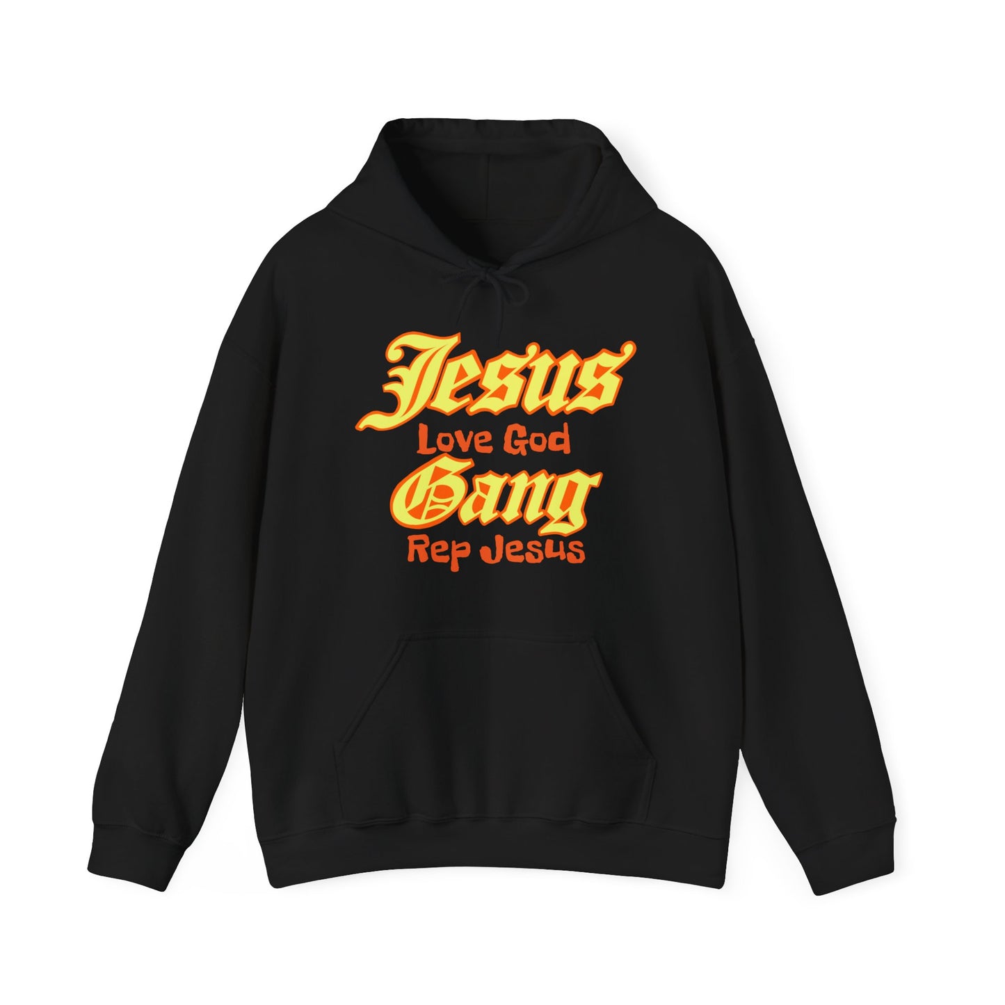 The Lifestyle... Jesus, Love God, Gang, Rep Jesus Hooded Sweatshirt