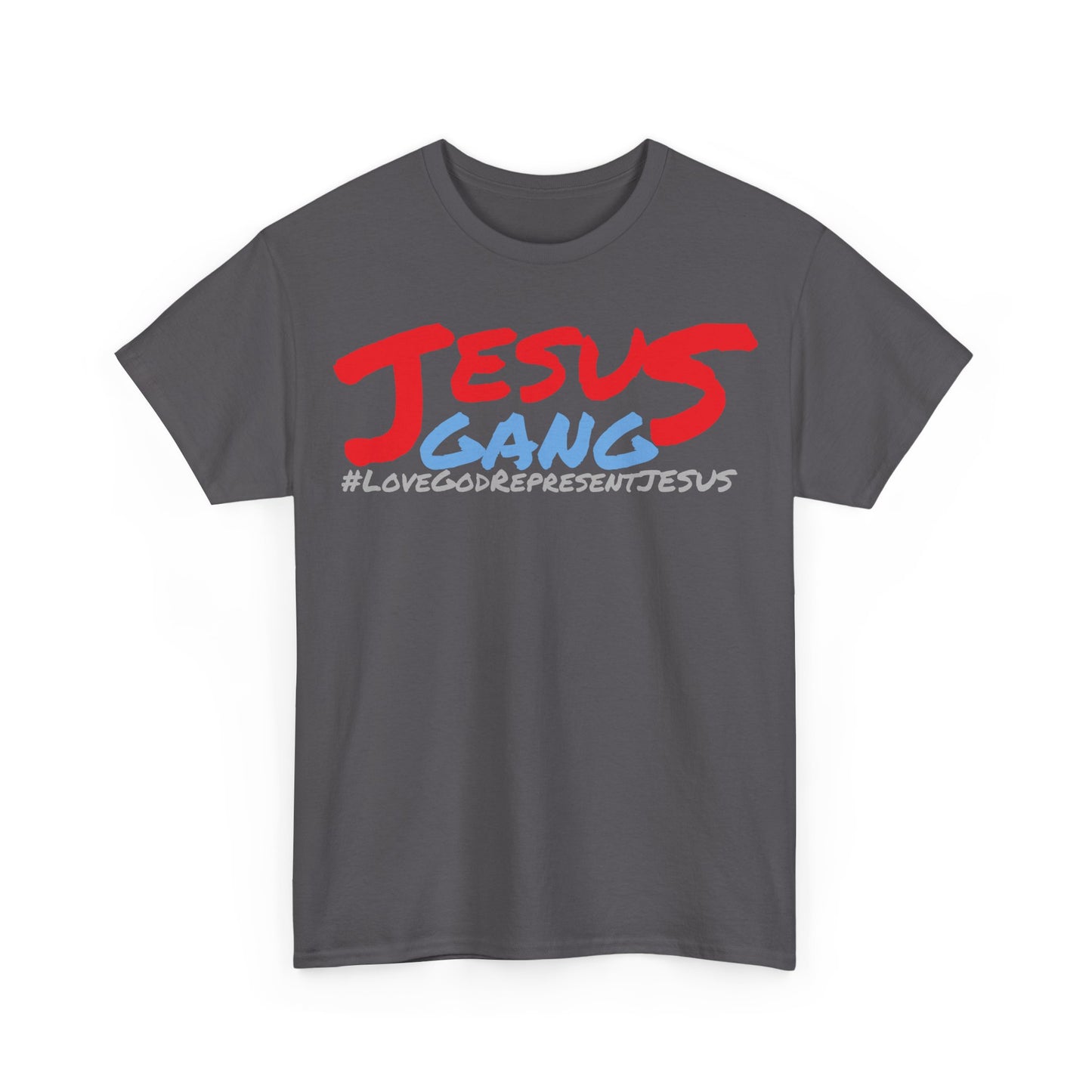 (((REP SHIRT))) The M.o.G LoveGod RepJesus. JESUS GANG MULTI COLOR Heavy Cotton Tee