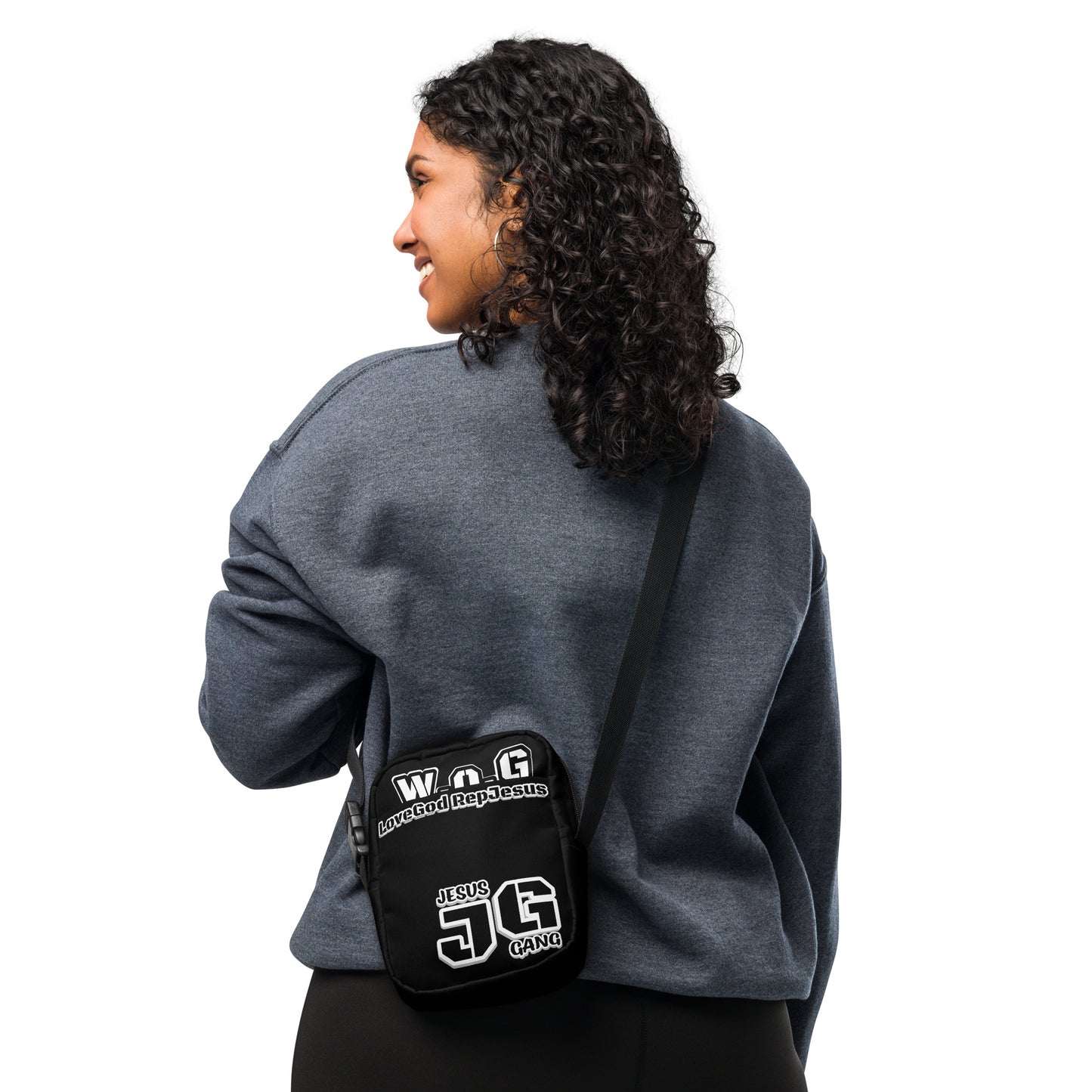 Jesus Gang (Black Ops Spirit) Woman of God crossbody bag
