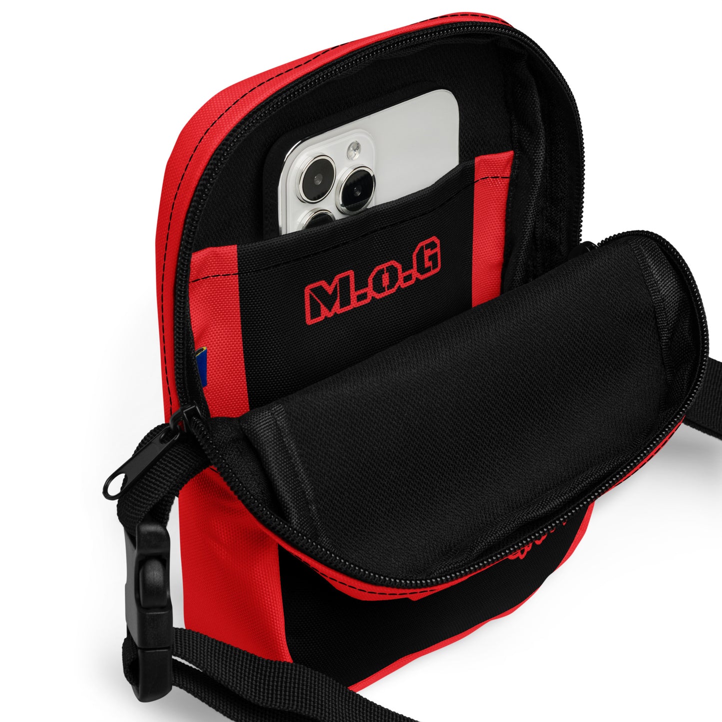 Jesus Gang (Black-N-Cherry) Man of God crossbody bag