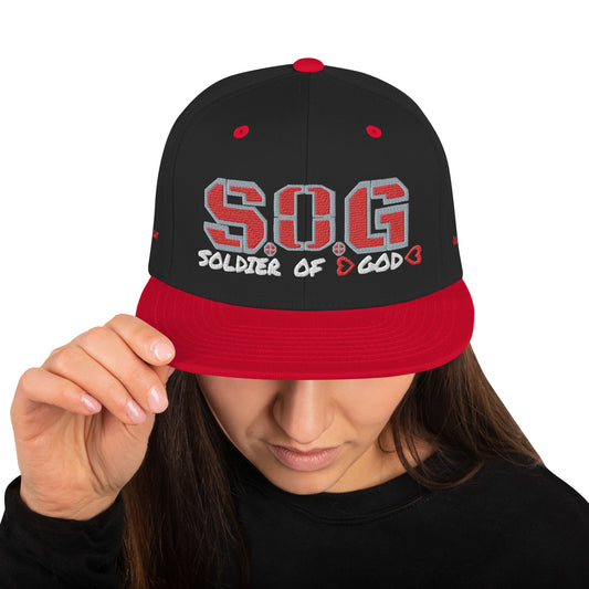 Soldier Of God W.o.G  BLK/RED Snapback